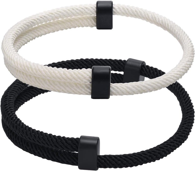 TempBeau Store Nautical Braided Rope Bracelets Set - 6 Pcs Adjustable Braided Cord Bracelet, Handmade Navy Marine String Bracelet with Metal Knot, Men Women Braided Bracelets Gifts - Image 1